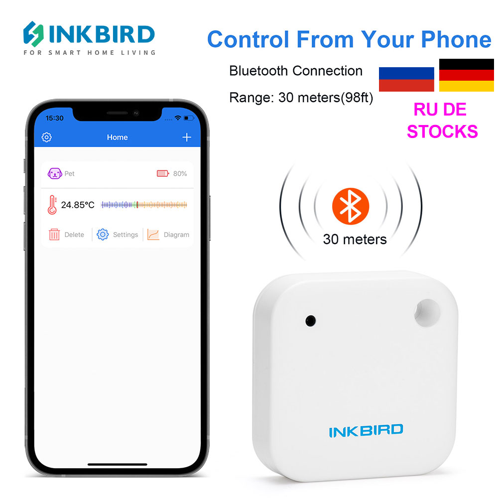Digital Hygrometer Probe - INKBIRD IBS-TH2 Bluetooth magnetyczny czujnik temperatury