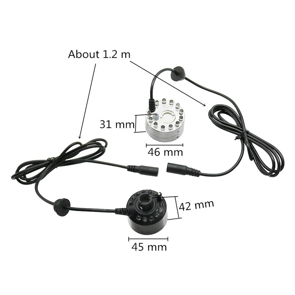 12 LED Atomizer AC 100-240V Ko – Terrarium Fogger Ultrasonic recenzja i cena